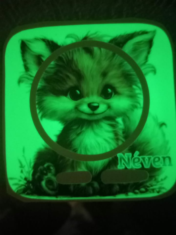 Sticker phosphorescent personnalisé pour boîte à histoires V2