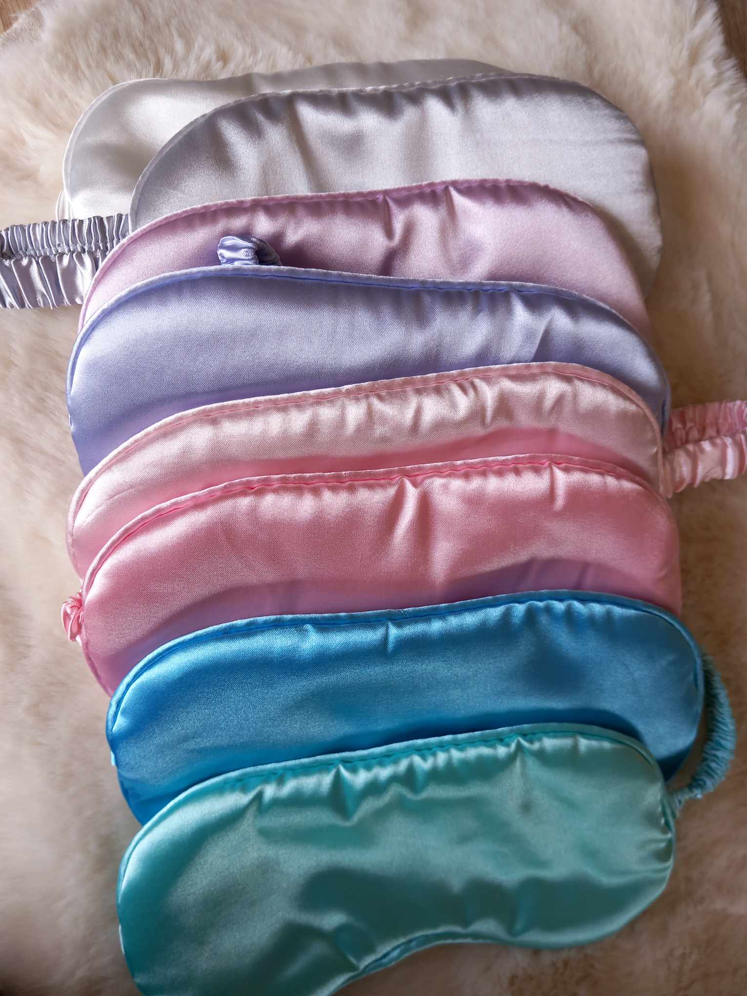Masque de nuit personnalisé en satin – Image 2